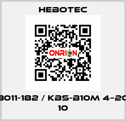 3011-182 / KBS-B10M 4–20 10 HEBOTEC