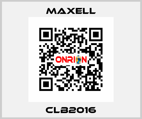 CLB2016 MAXELL