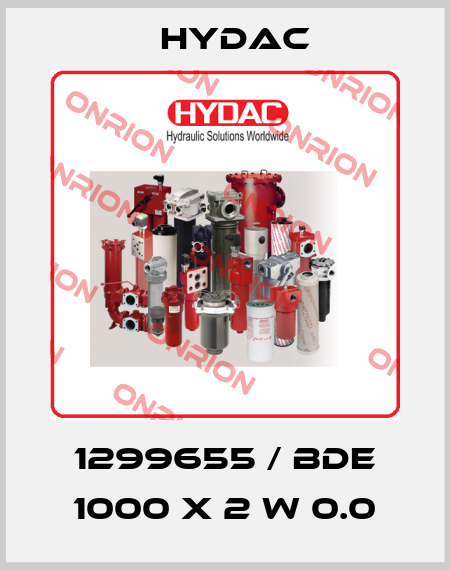 1299655 / BDE 1000 X 2 W 0.0 Hydac