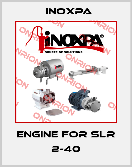 engine for SLR 2-40 Inoxpa