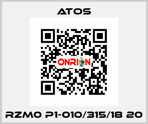 RZM0 P1-010/315/18 20 Atos