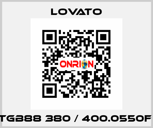 TGB88 380 / 400.0550F  Lovato