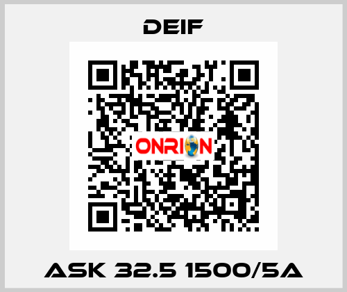 ASK 32.5 1500/5A Deif