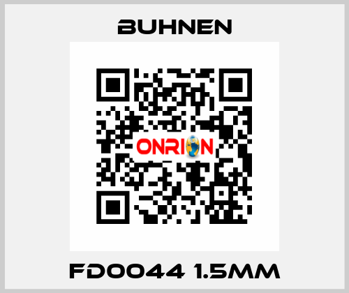 FD0044 1.5mm Buhnen