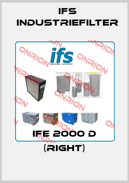IFE 2000 D (right) IFS Industriefilter