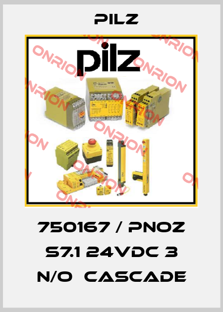 750167 / PNOZ s7.1 24VDC 3 n/o  cascade Pilz