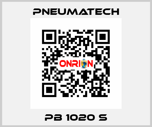 PB 1020 S Pneumatech