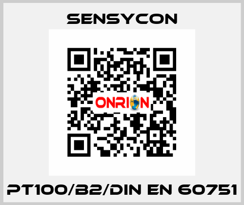 PT100/B2/DIN EN 60751 SENSYCON