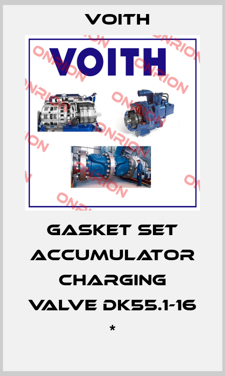 Gasket set accumulator charging valve DK55.1-16 * Voith