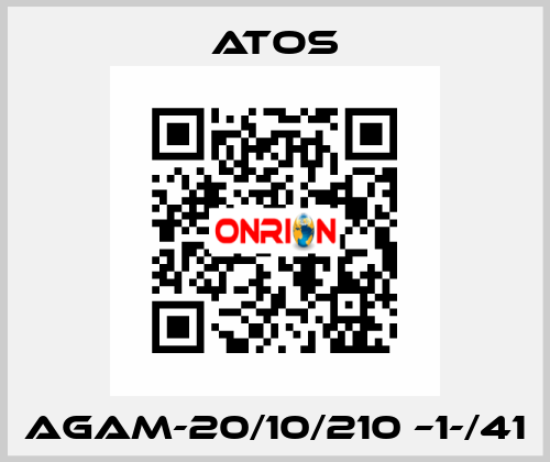 AGAM-20/10/210 –1-/41 Atos