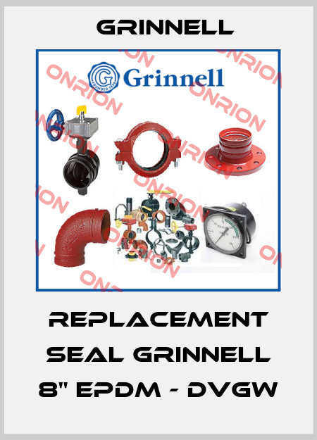 Replacement seal Grinnell 8" EPDM - DVGW Grinnell