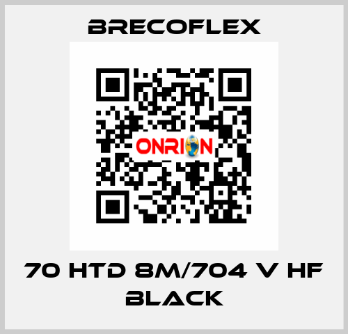 70 HTD 8M/704 V HF Black Brecoflex