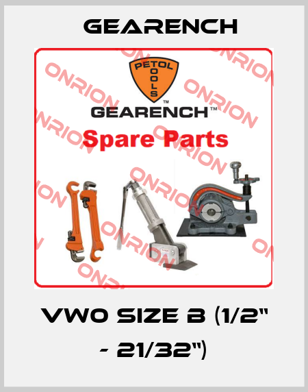 VW0 size B (1/2“ - 21/32“) Gearench