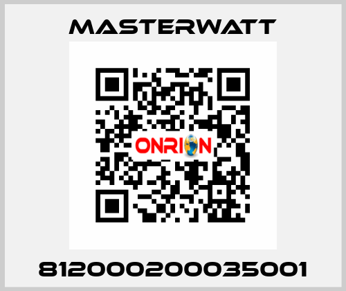 812000200035001 Masterwatt