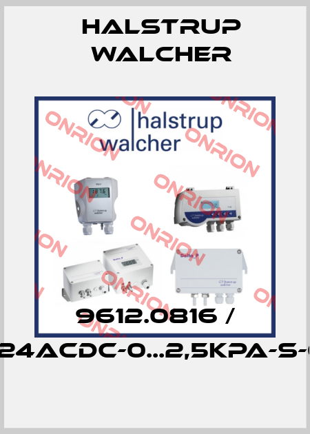 9612.0816 / P26-4-24ACDC-0...2,5kPa-S-0-0-0-0 Halstrup Walcher