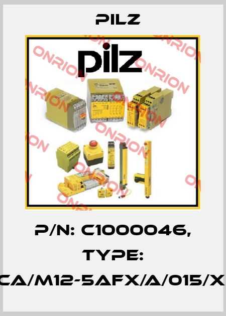 p/n: C1000046, Type: Cable/CA/M12-5AFX/A/015/XXXX/SH Pilz