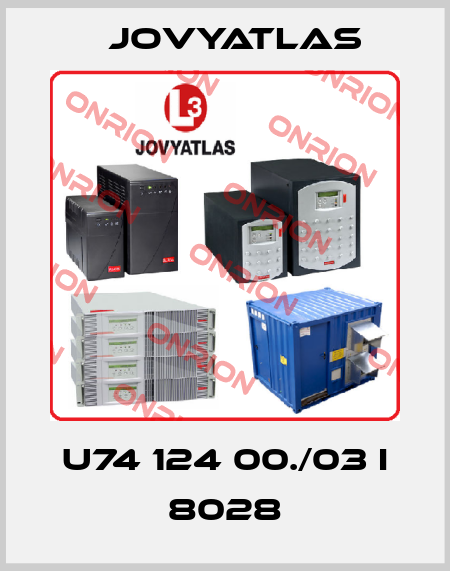 U74 124 00./03 I 8028 JOVYATLAS