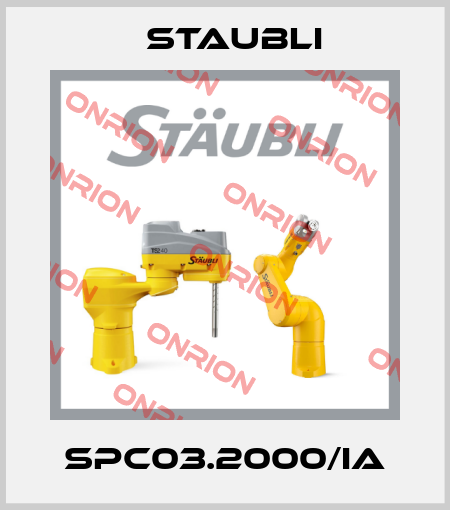 SPC03.2000/IA Staubli