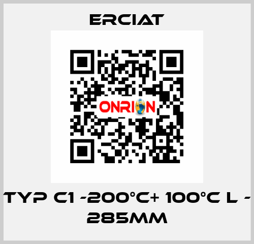 TYP C1 -200°C+ 100°C L - 285MM ERCIAT