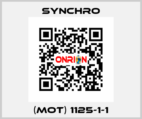 (MOT) 1125-1-1 SYNCHRO