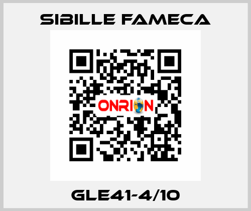 GLE41-4/10 Sibille Fameca