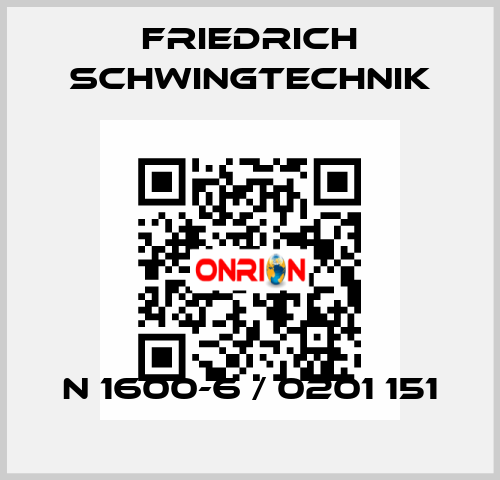 N 1600-6 / 0201 151 Friedrich Schwingtechnik