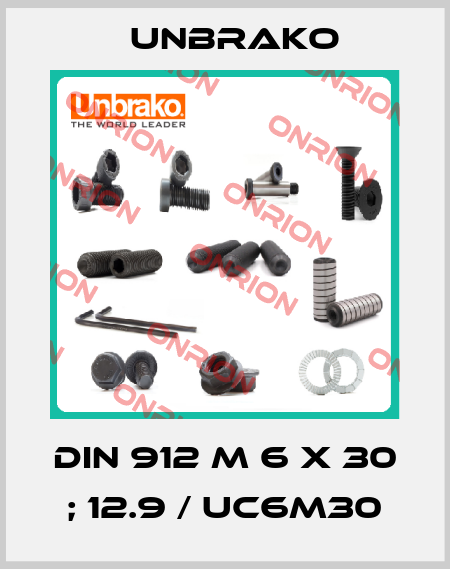 DIN 912 M 6 x 30 ; 12.9 / UC6M30 Unbrako