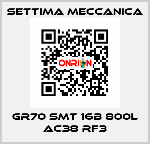 GR70 SMT 16B 800L AC38 RF3 Settima Meccanica