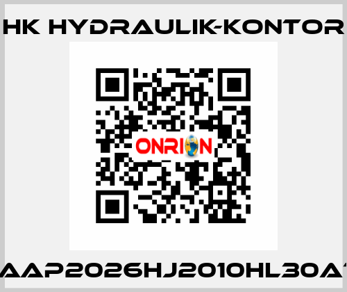 P2AAP2026HJ2010HL30A19N HK HYDRAULIK-KONTOR