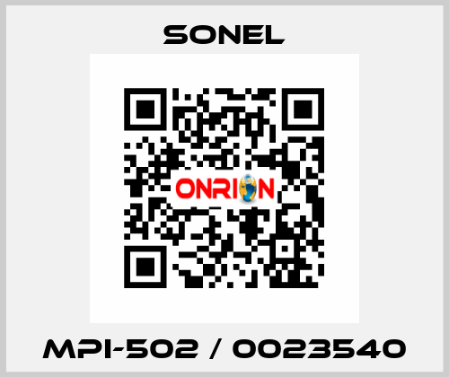 MPI-502 / 0023540 Sonel