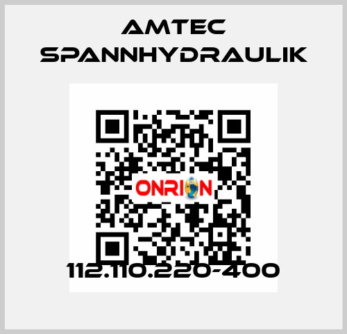 112.110.220-400 Amtec Spannhydraulik