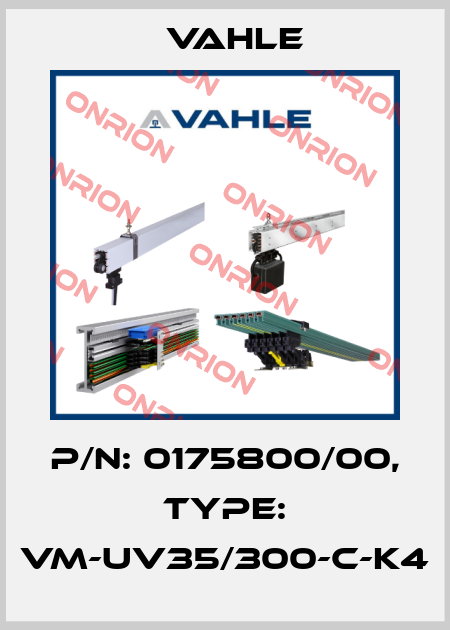 P/n: 0175800/00, Type: VM-UV35/300-C-K4 Vahle