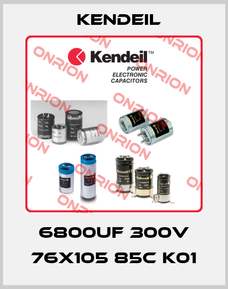 6800uF 300V 76x105 85C K01 Kendeil