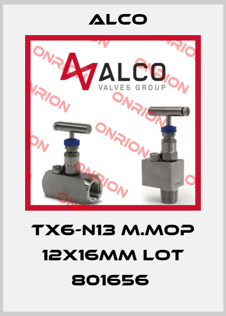 TX6-N13 M.MOP 12X16MM LOT 801656  Alco