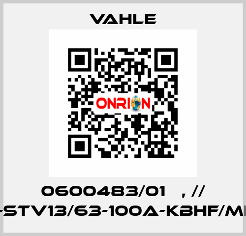 0600483/01   , // VM-STV13/63-100A-KBHF/MKHF Vahle