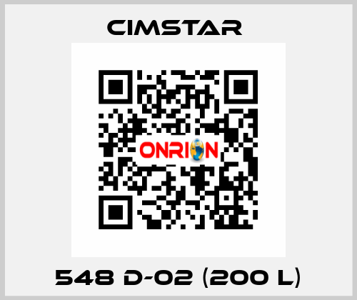 548 D-02 (200 l) Cimstar 