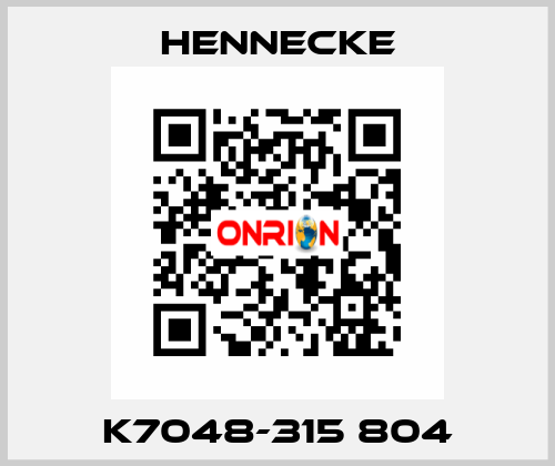 K7048-315 804 Hennecke