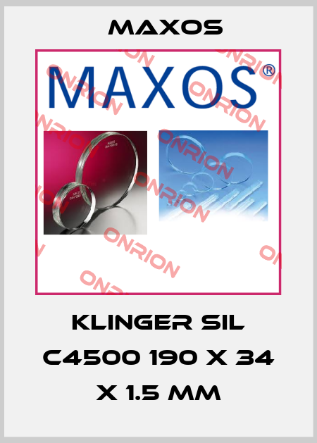 Klinger SIL C4500 190 x 34 x 1.5 mm Maxos