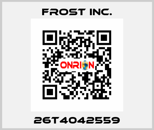 26T4042559 FROST Inc.