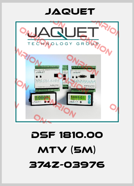 DSF 1810.00 MTV (5m) 374z-03976 Jaquet