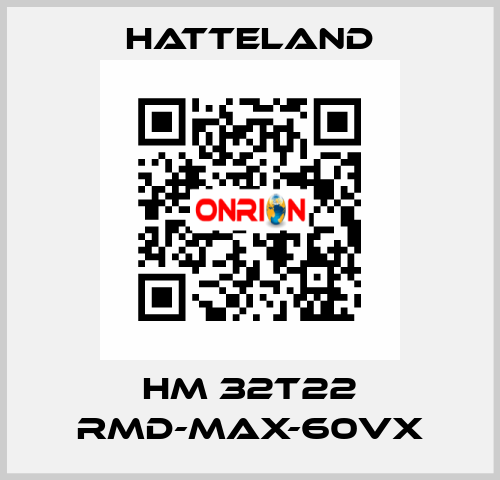 HM 32T22 RMD-MAX-60VX HATTELAND