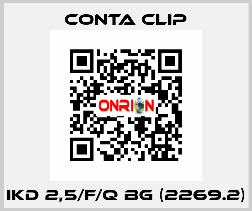 IKD 2,5/F/Q BG (2269.2) Conta Clip