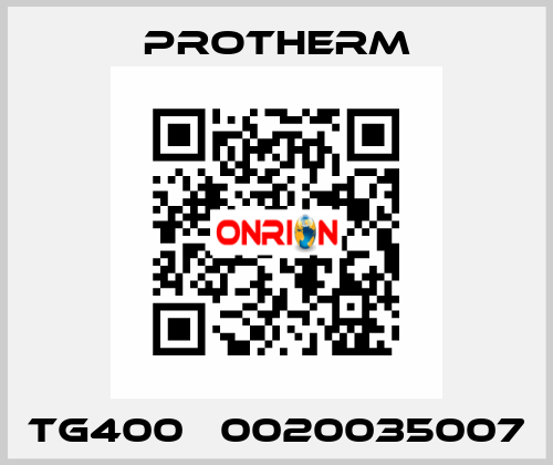 TG400   0020035007 PROTHERM