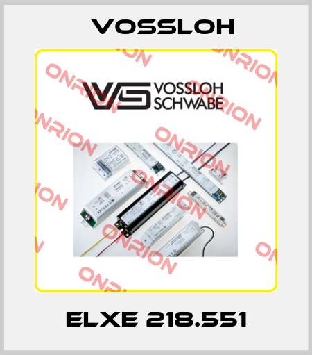 ELXe 218.551 Vossloh