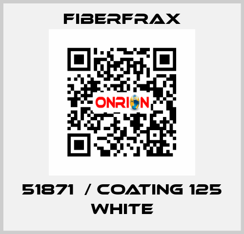 51871  / COATING 125 white Fiberfrax