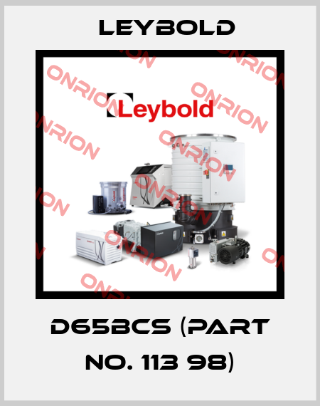 D65BCS (Part No. 113 98) Leybold