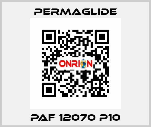 PAF 12070 P10 Permaglide