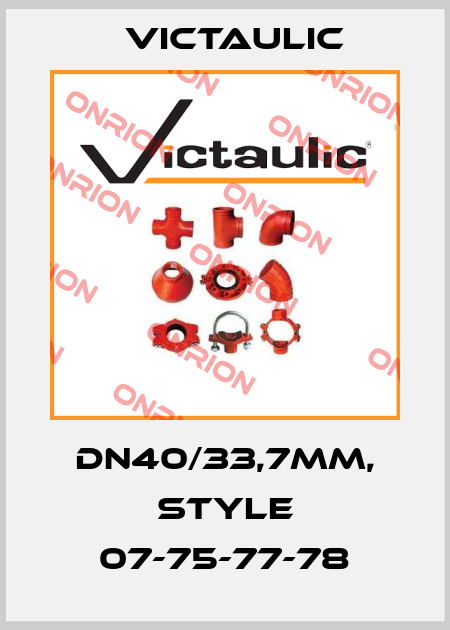 DN40/33,7mm, Style 07-75-77-78 Victaulic