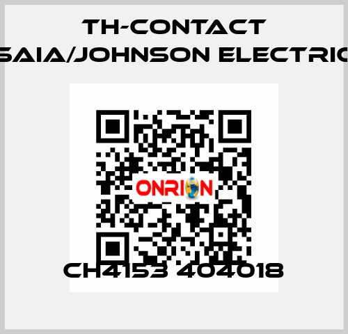 CH4153 404018 TH-Contact (Saia/Johnson Electric)