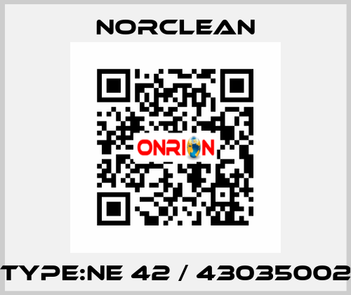 type:NE 42 / 43035002 Norclean